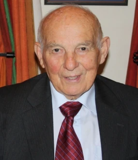 Paddy McHugh, the oldest man at the Dooniver/Askill Christmas Party in Mastersons.